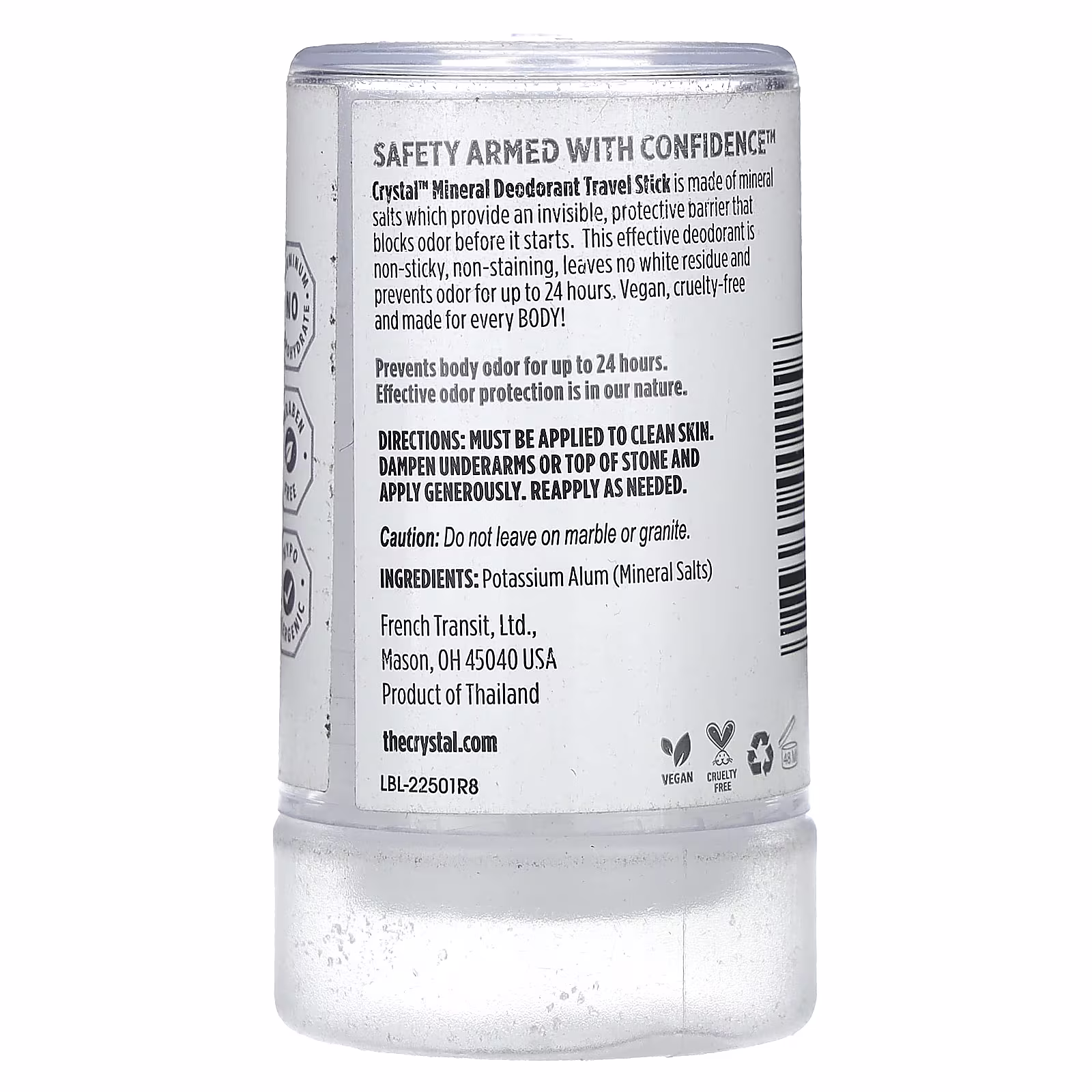 Mineral Deodorant Stick, 1.5 oz - Image 2